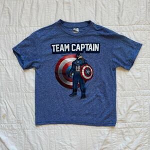 Mad engine boys 8 Captain america graphic t shirt marvel